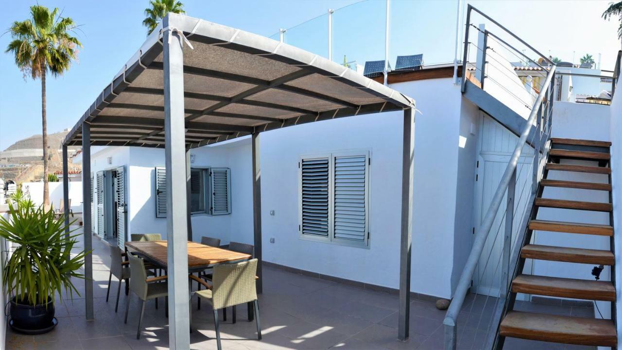 Casa La Vista - Bungalow With Fantastic Sea Views Arguineguin Exterior photo